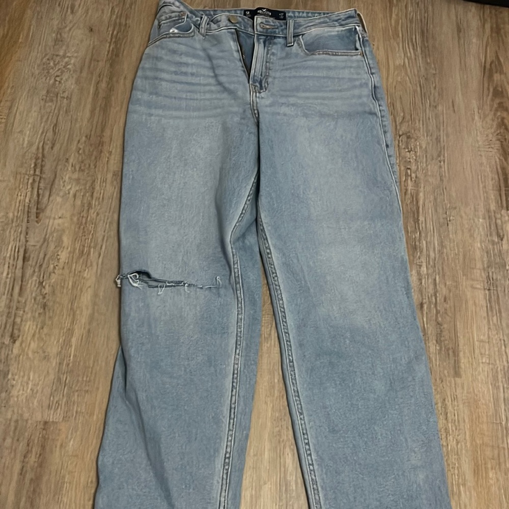 light wash straight jeans